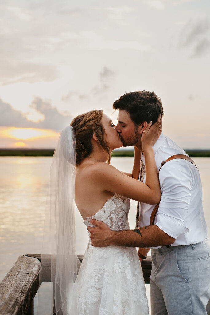 bride and groom portraits captain's bluff saint simon's island