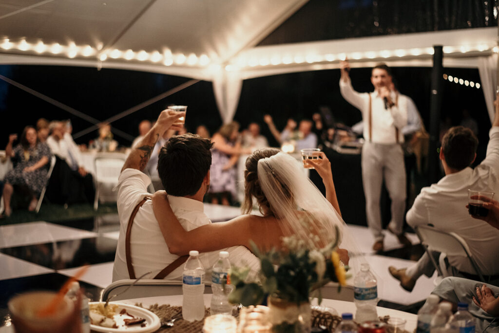 best man toast at saint simon's island wedding
