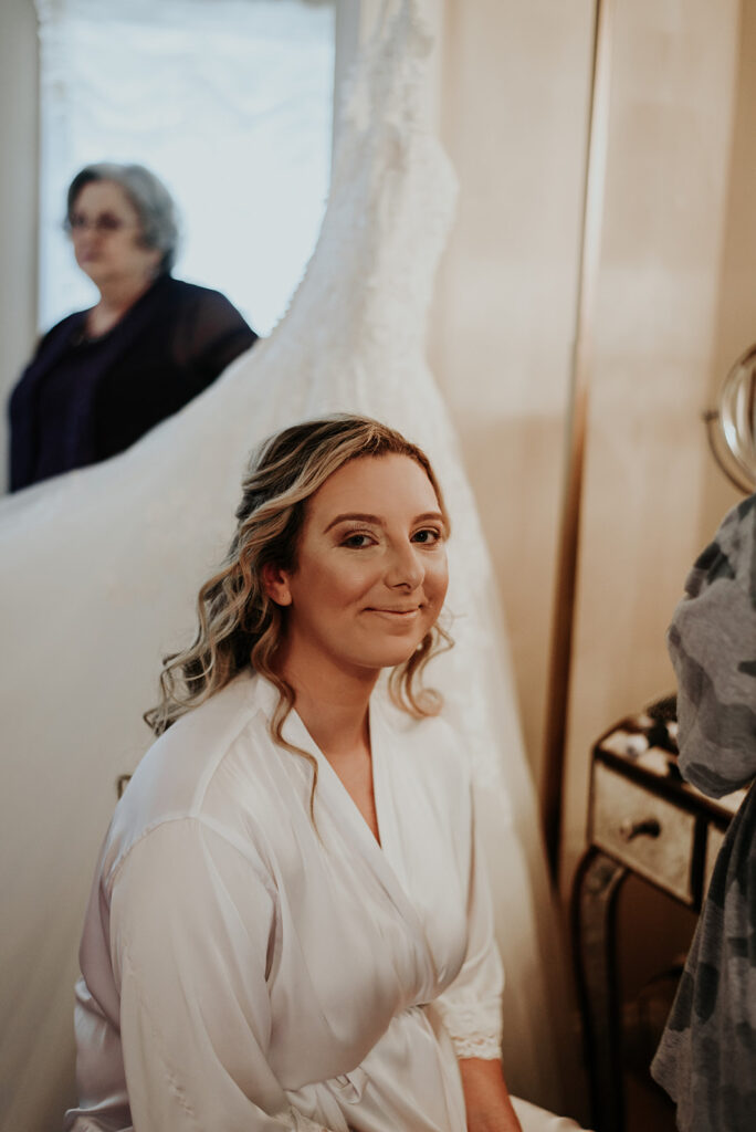 bride getting ready