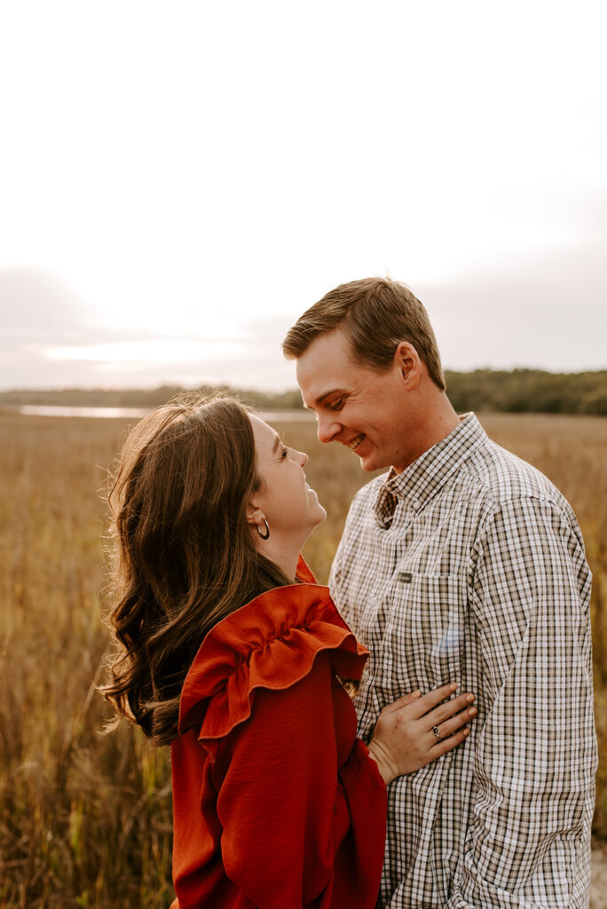 skidaway island engagement session