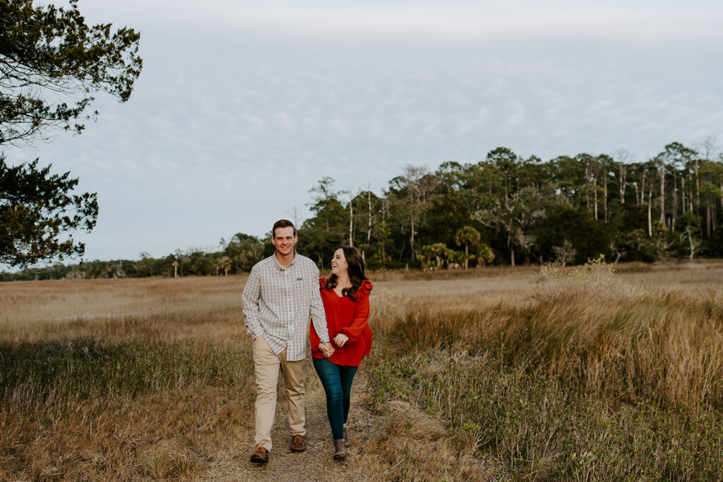 skidaway island engagement session