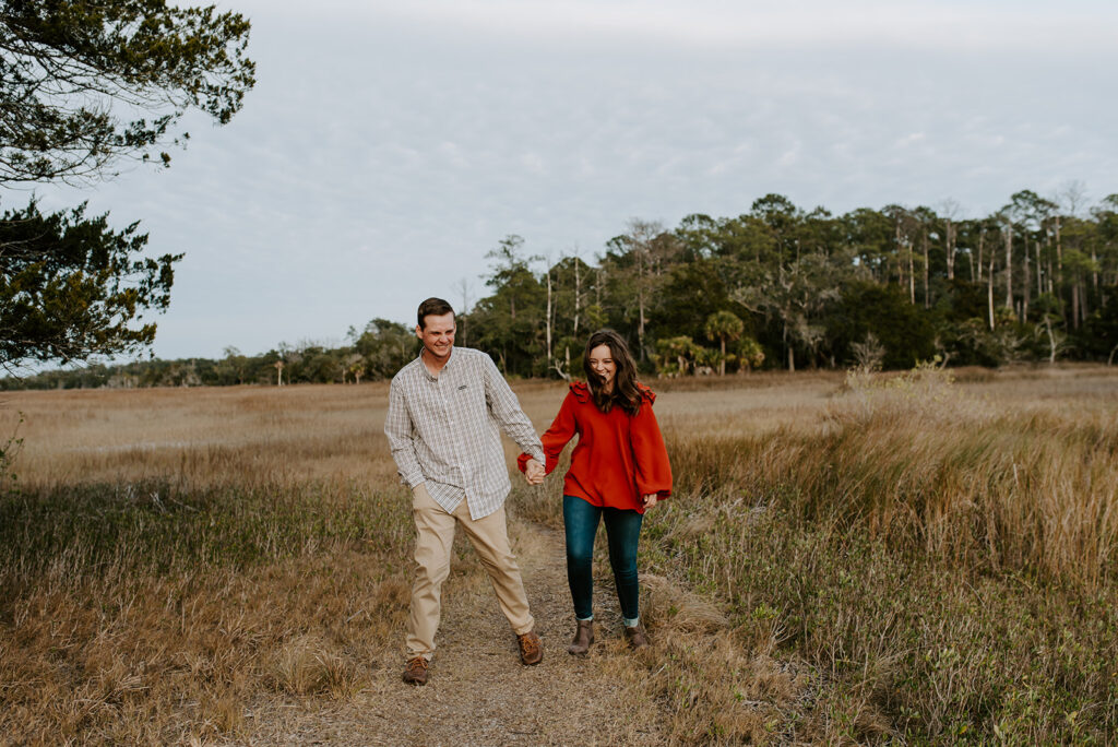 skidaway island engagement session