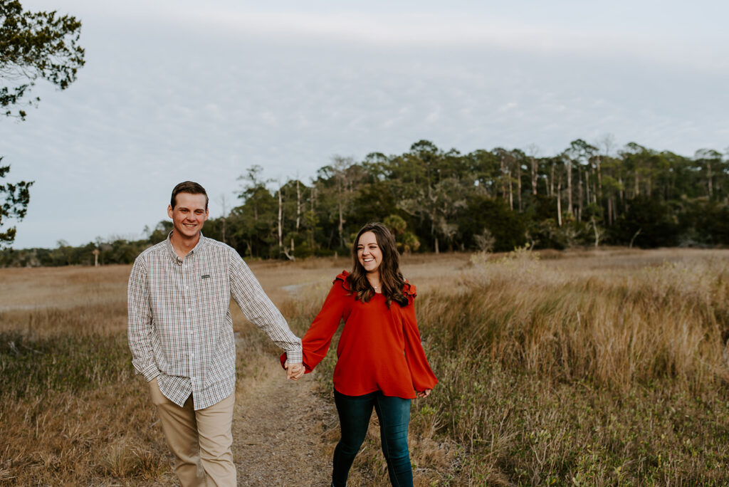 skidaway island engagement session