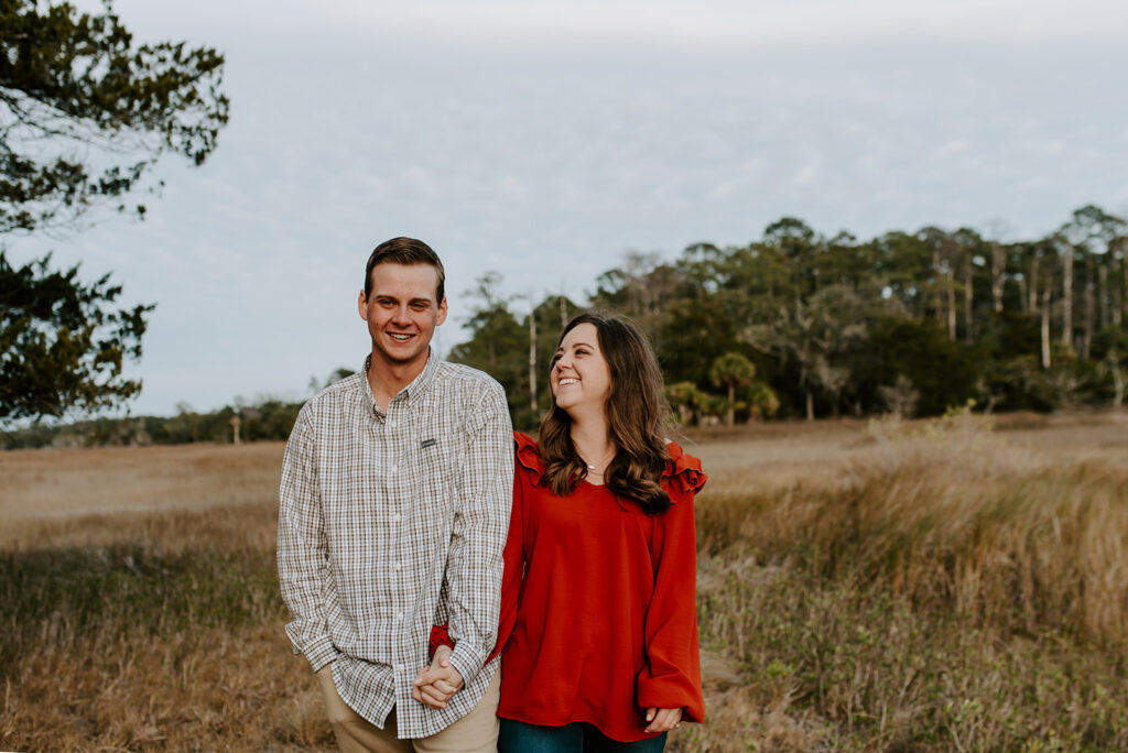 skidaway island engagement session