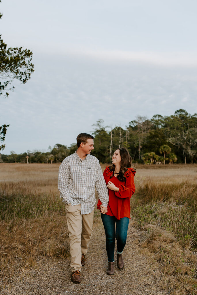 skidaway island engagement session