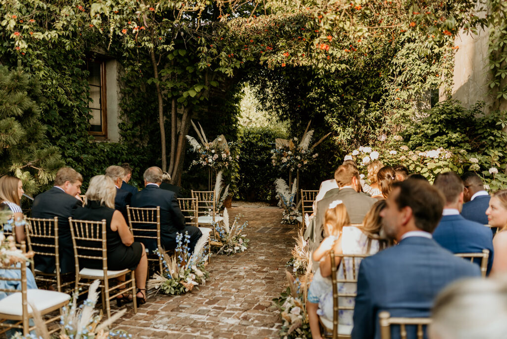 wedding ceremony space at summerour studio in atlanta georgia