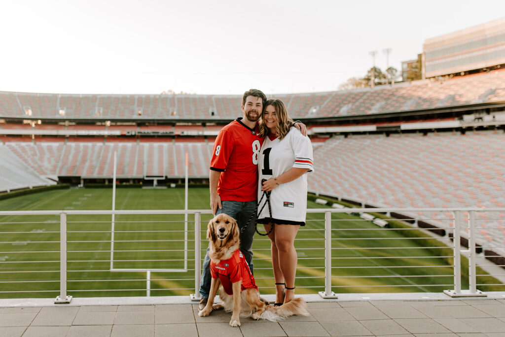 uga grad photos in sanford stadium