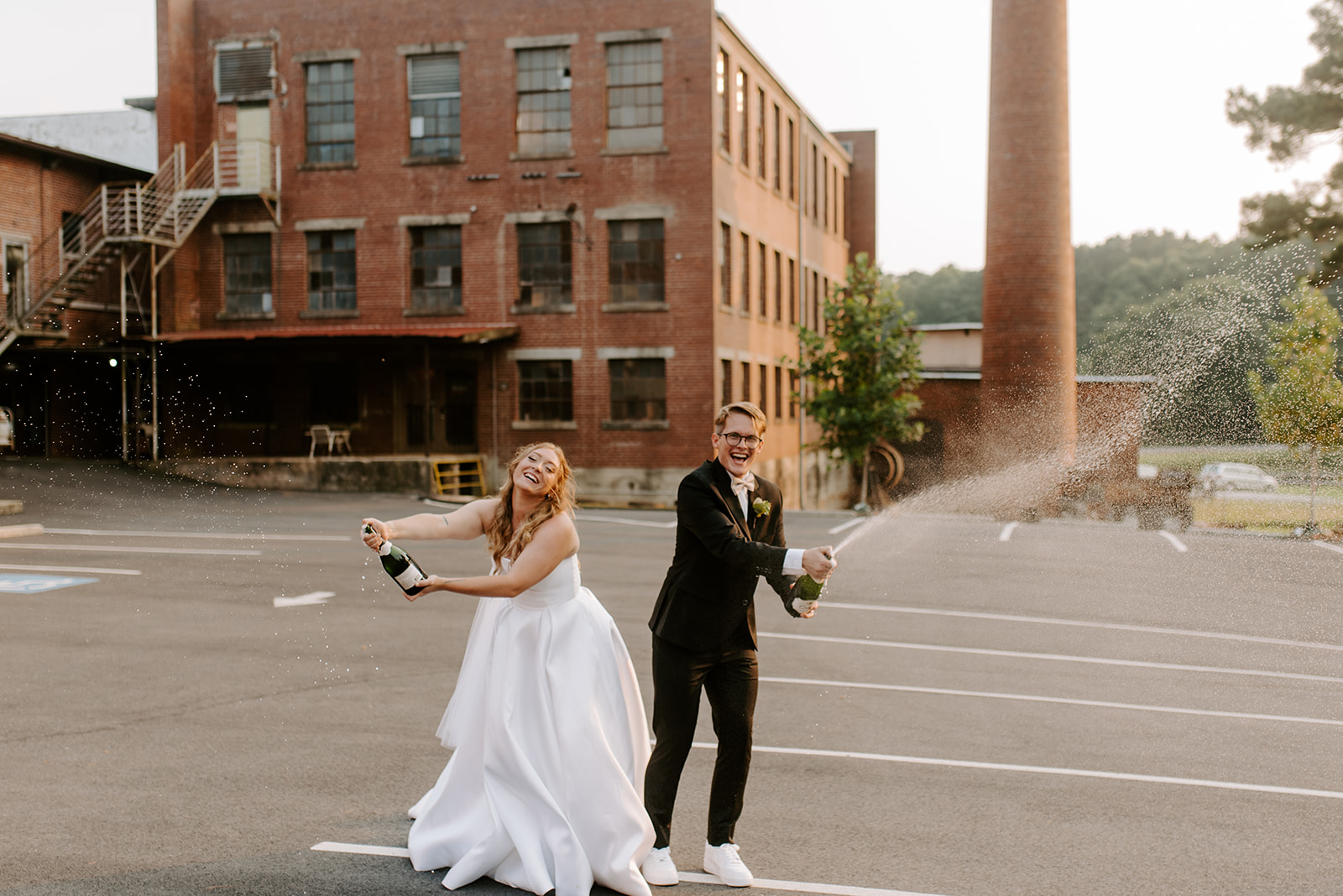 wedding at the factory at walton mill in monroe georgia