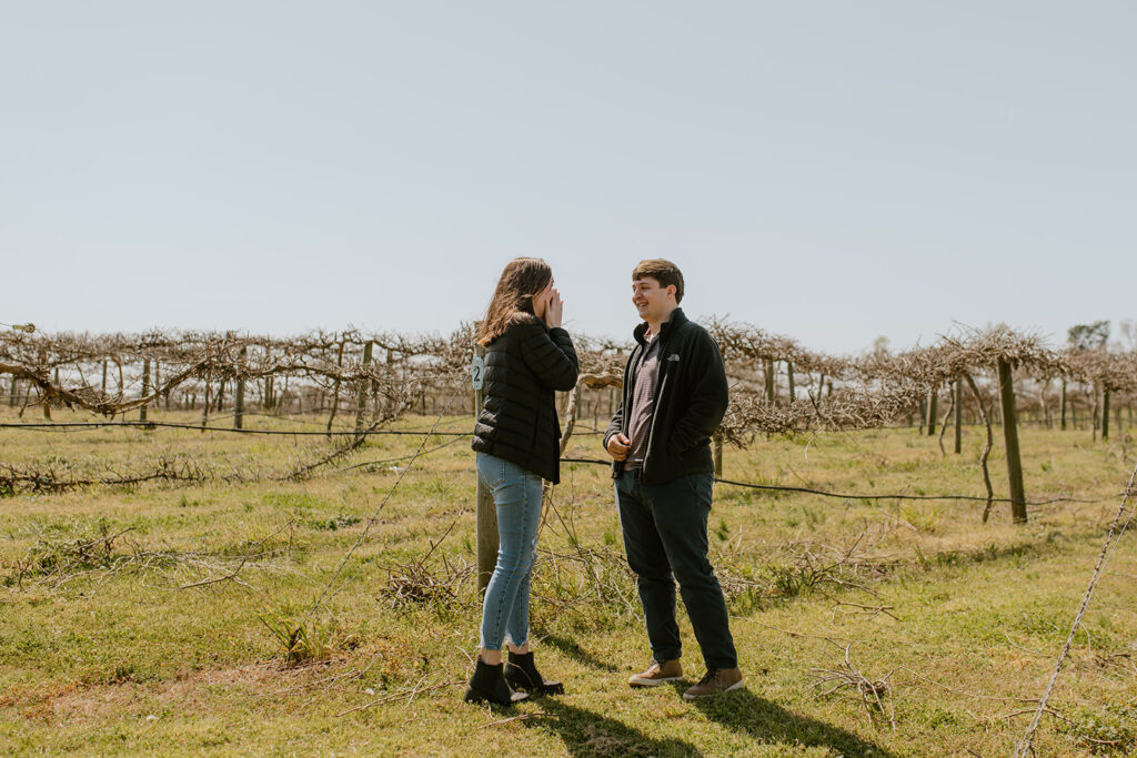 surprise proposal at chateau elan