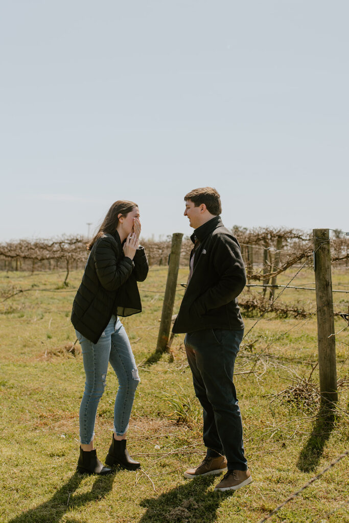 surprise proposal at chateau elan