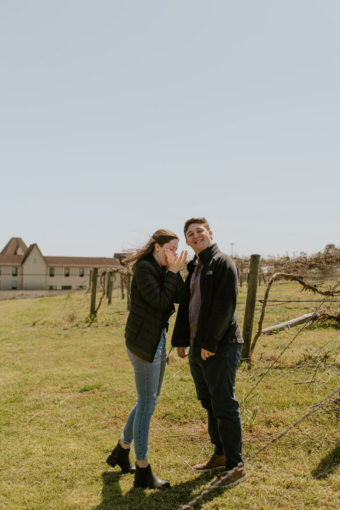 surprise proposal at chateau elan