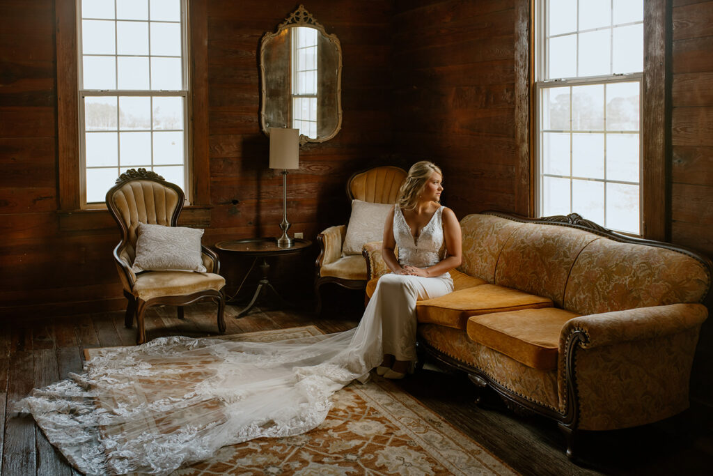 bridal portraits at dutch ford farm